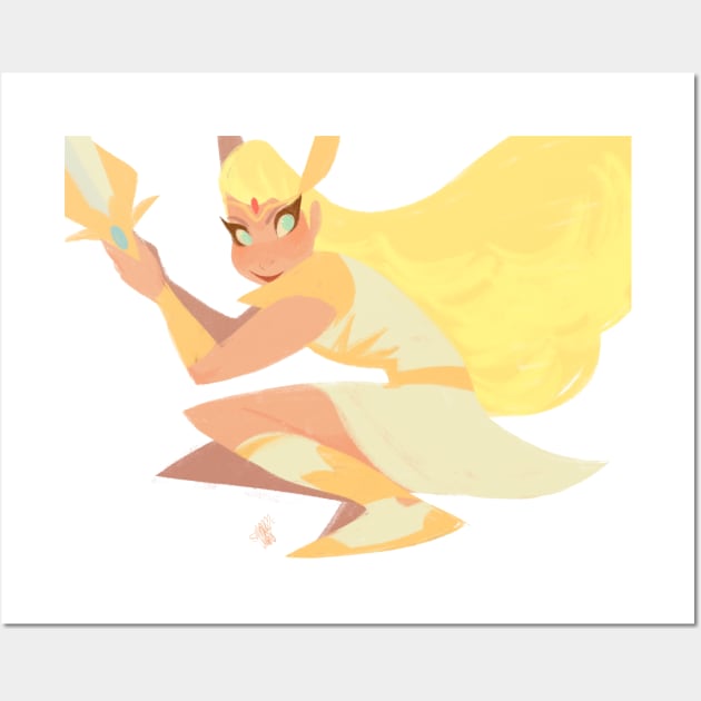 Princess of Power Wall Art by Sailorjubs little shop